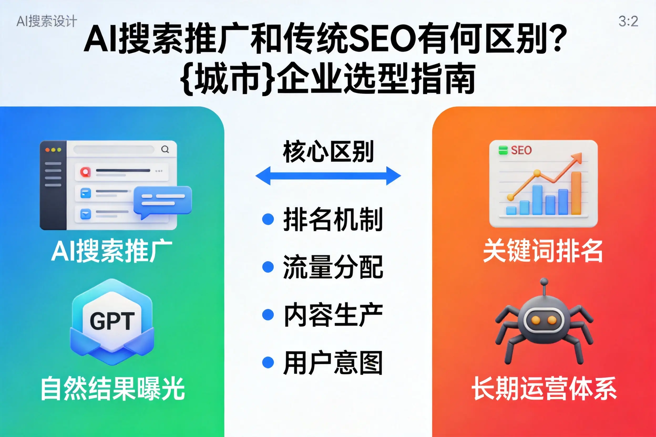 AI搜索推广和传统SEO有何区别?咸宁企业选型指南