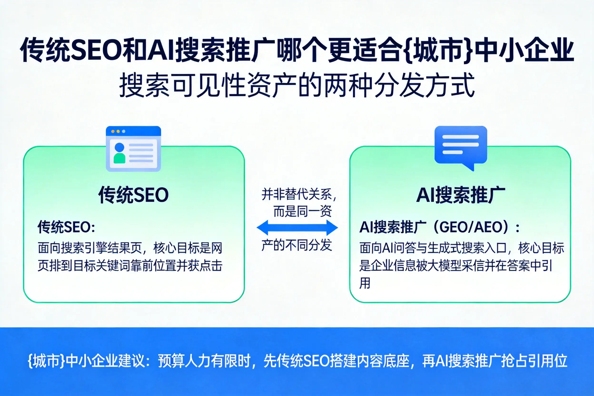 传统SEO和AI搜索推广哪个更适合咸宁中小企业