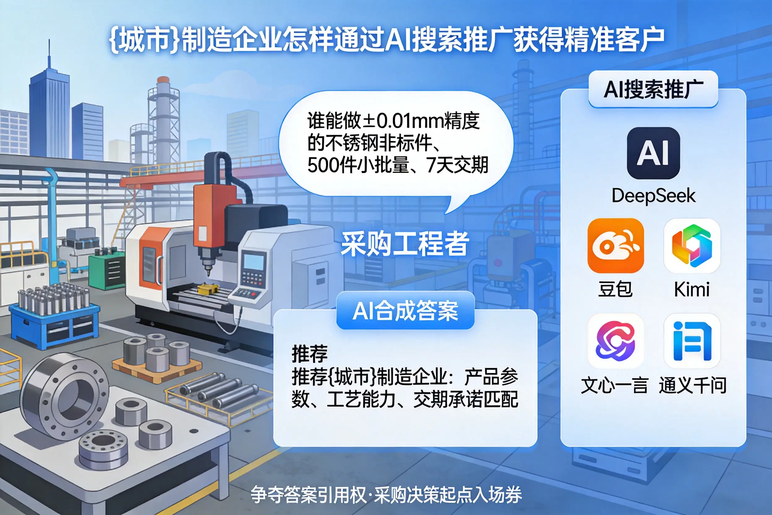 咸宁制造企业怎样通过AI搜索推广获得精准客户