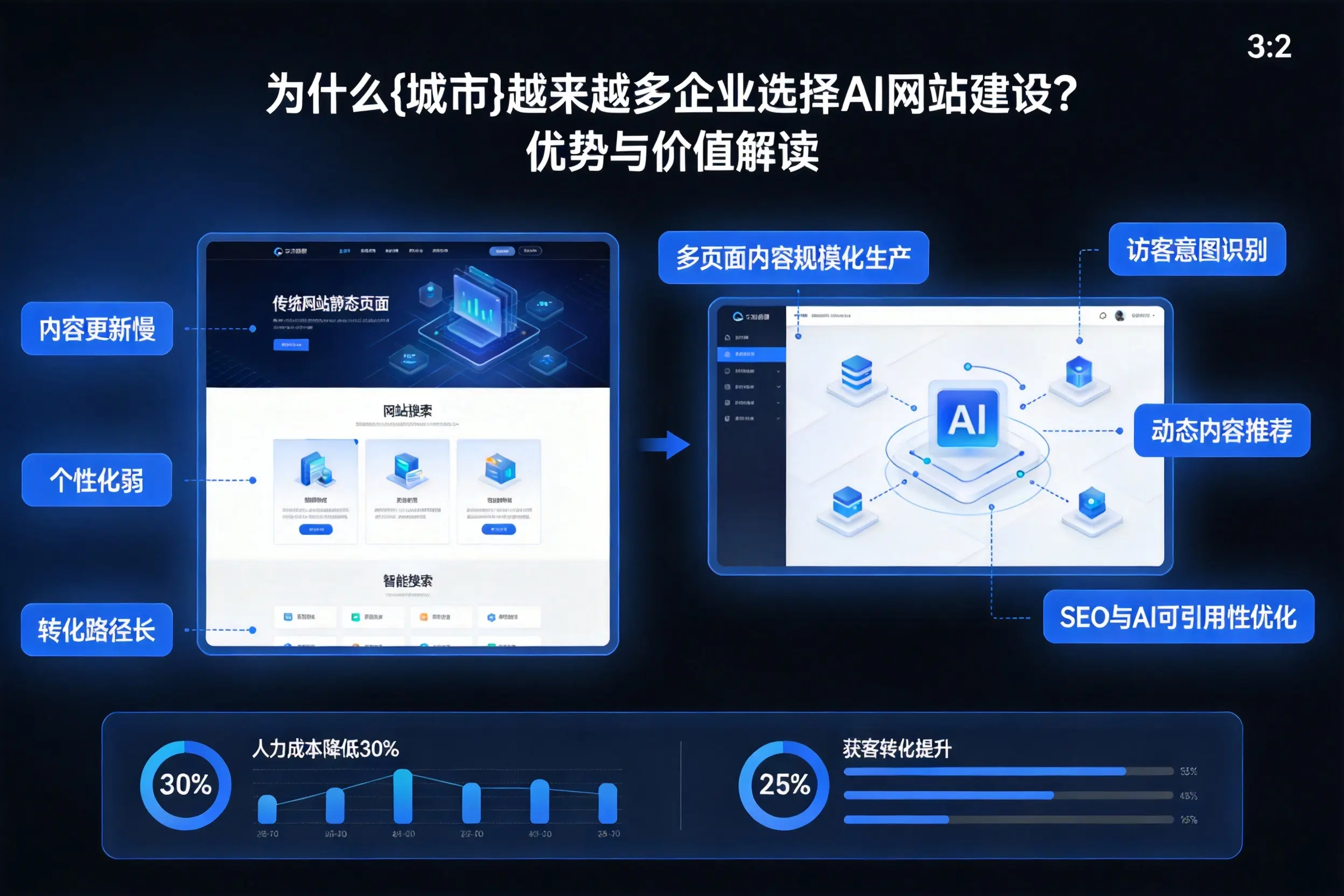 为什么咸宁越来越多企业选择AI网站建设？优势与价值解读