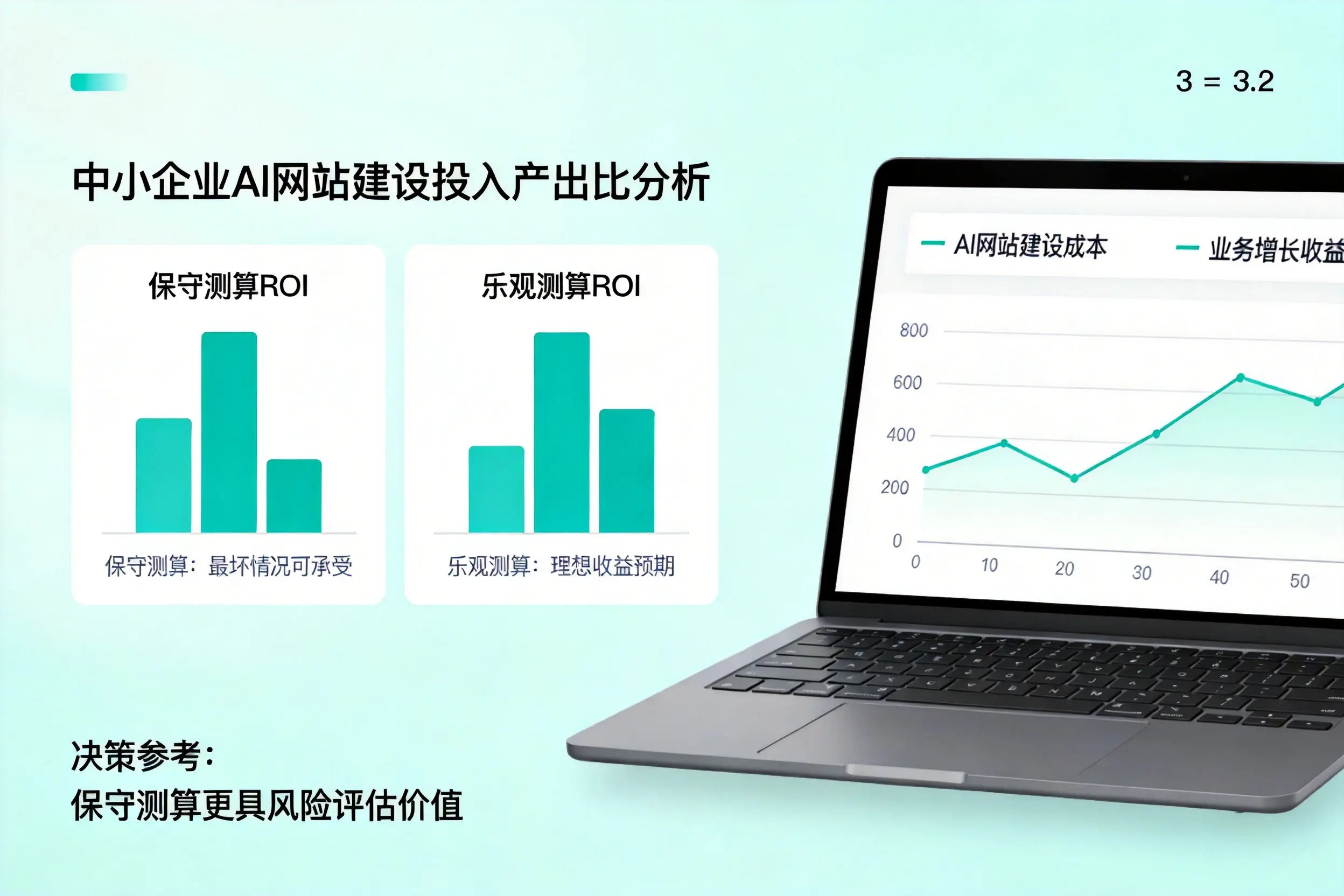 咸宁中小企业AI网站建设投入产出比怎么算?先看这份分析