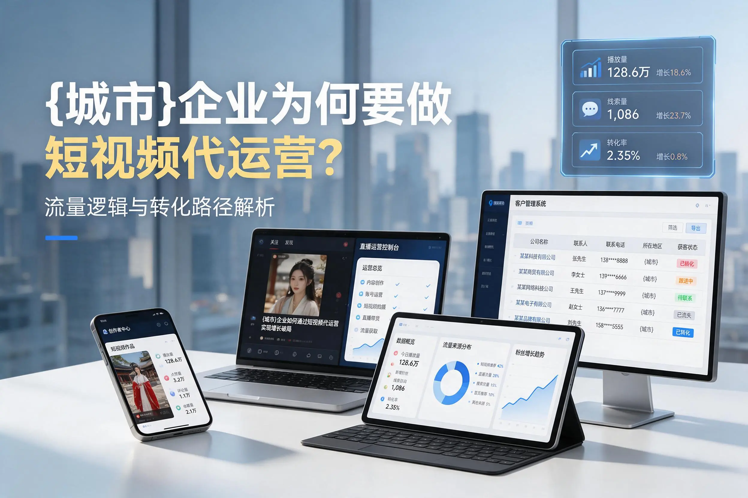 咸宁企业为何要做短视频代运营?流量逻辑与转化路径解析