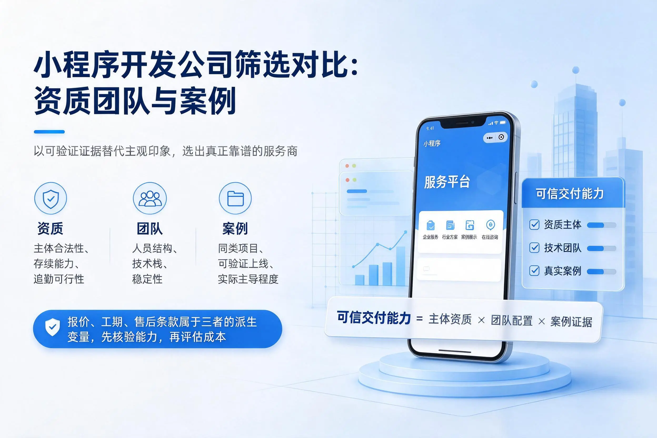 咸宁小程序开发公司筛选对比:资质团队与案例